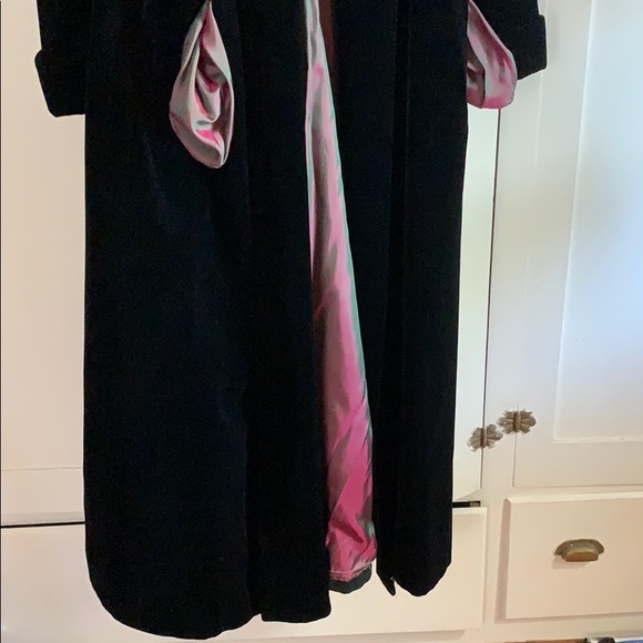 Black velvet coat ready for ballroom! - Picture 7 of 7